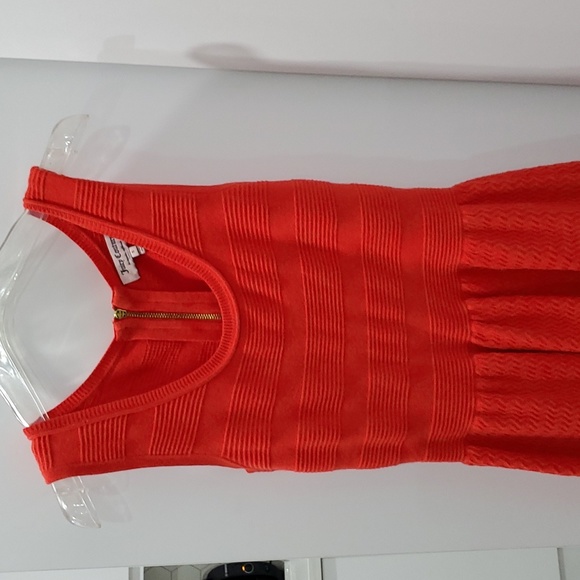 Orange knit juicy couture dress sleeveless small. S3 - Picture 3 of 3